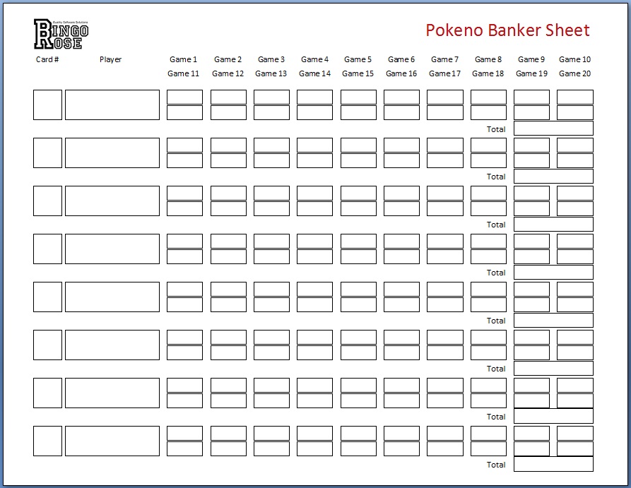 Banker sheet